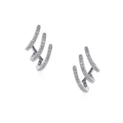 Jax Ear Cuffs White Gold Plated 19 Jax Ear Cuffs White Gold Plated -Lustre Jewelry Shop 13888 1 1