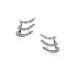 Jax Ear Cuffs White Gold Plated 16 Jax Ear Cuffs White Gold Plated -Lustre Jewelry Shop 13888 2 1