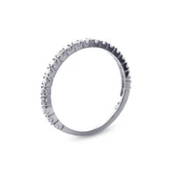 Fallon Half Eternity Ring White Gold 23 Fallon Half Eternity Ring White Gold -Lustre Jewelry Shop 20562 b 1