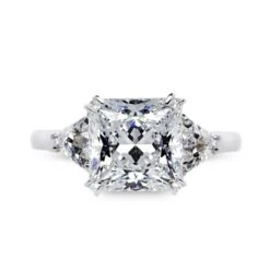 Dina 1ct Princess Ring White Gold -Lustre Jewelry Shop 20746 a 3