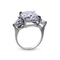 Chamania Radiant Solitaire Ring -Lustre Jewelry Shop 20871 b 1