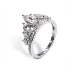 Solana Ring White Gold Plated 27 Solana Ring White Gold Plated -Lustre Jewelry Shop 23787 1 b 506f5542 2721 42be b09b b7c74cc356ce