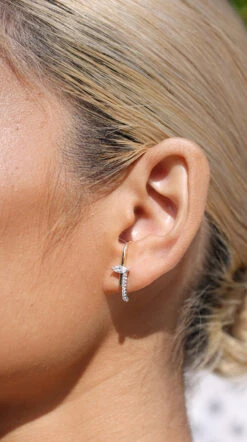 Kina Earrings White Gold Plated -Lustre Jewelry Shop 4.07.24