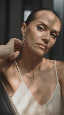 A-Lister Ear Jacket 18K Gold Vermeil -Lustre Jewelry Shop A Lister Ear Jacket Gold Vermeil d90jsks