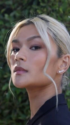 Abigail Studs White Gold Plated -Lustre Jewelry Shop ABIGAIL D747433