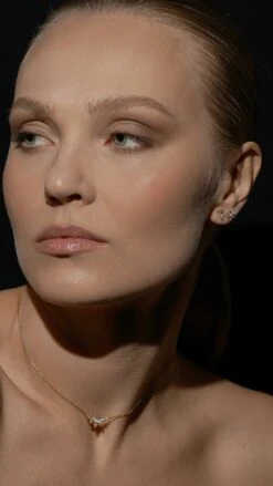 Abigail Studs 18K Gold Vermeil -Lustre Jewelry Shop ABIGAIL STUDS GOLD VERMEIL 89D89D TULISA 3