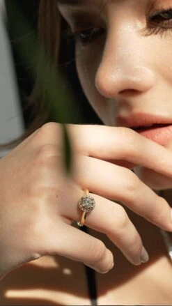 Ada Ring 18K Yellow Gold -Lustre Jewelry Shop ADA RING 18K YELLOW GOLD 98398SKLS 1b9dac01 f133 42a3 bb4f 888d26902b1d