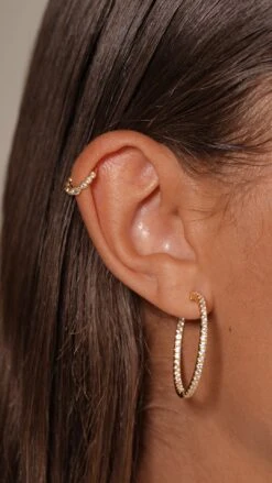 Deniz Cuff 18K Gold Vermeil -Lustre Jewelry Shop AMAIA MEDIUM HOOPS 18K GOLD VERMEIL DENIZ CUFF KJSD 129f1e26 3294 4f87 af88 03e0443d9686