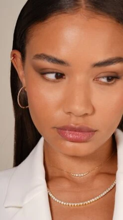 Carissa Necklace 18K Gold Vermeil -Lustre Jewelry Shop AMAIA MEDIUM HOOPS 18K GOLD VERMEIL PRUDENCE CARISSA KSS 71666494 0eef 4cd6 ad05 c1bdbf943425