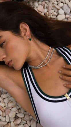 Arabella Emerald Earrings 18K Gold Vermeil 30 Arabella Emerald Earrings 18K Gold Vermeil -Lustre Jewelry Shop ARABELLA EMERALD EARRINGS 18K GOLD VERMEIL K8S 6bcf86ca 5e6f 408a bec2 640342a9bf08