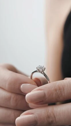 Augusta Ring 18K White Gold -Lustre Jewelry Shop AUGUSTA RING 18K WHITE GOLD 48