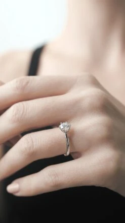 Augusta Ring 18K White Gold -Lustre Jewelry Shop AUGUSTA RING 18K WHITE GOLD 83838