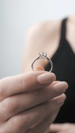 Augusta Ring 18K White Gold -Lustre Jewelry Shop AUGUSTA RING 18K WHITE GOLD 883322211