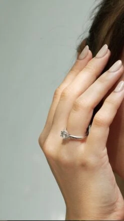 Ada Ring 18K White Gold -Lustre Jewelry Shop Ada Ring 18K White Gold 3838HSSJBZZ