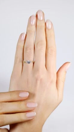 Adina Ring 0.40ct 18K Yellow Gold 18 Adina Ring 0.40ct 18K Yellow Gold -Lustre Jewelry Shop Adeline BDR2984 HAND YG WS 9b54d6da 6738 4223 bc0e a76a191d1386