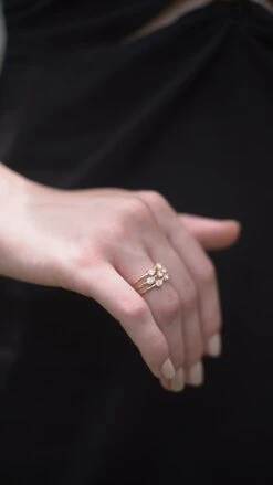 Alba Ring 18K Gold Vermeil -Lustre Jewelry Shop Alba Ring 18K Gold Vermeil 98UIS