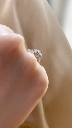 Anouk Ring 18K Rose Gold -Lustre Jewelry Shop AnoukRingWGSide21080