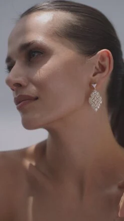 Antoinette Chandeliers 18K Gold Vermeil -Lustre Jewelry Shop Antoinette Chandeliers Gold Vermeil 89DJSK