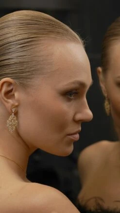 Antoinette Chandeliers 18K Gold Vermeil -Lustre Jewelry Shop Antoinette Chandeliers Gold Vermeil LK8SKJ