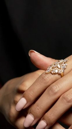 Antoinette Ring 18K Gold Vermeil -Lustre Jewelry Shop Antoinette Ring Gold Vermeil 83738SHHJHA