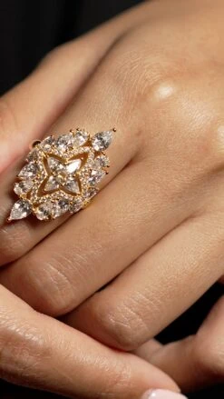 Antoinette Ring 18K Gold Vermeil -Lustre Jewelry Shop Antoinette Ring Gold Vermeil yssa7y677