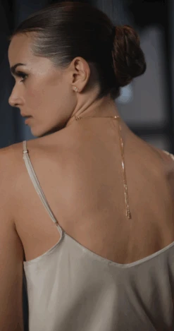 Araminta Collar Necklace 18K Gold Vermeil -Lustre Jewelry Shop AramintaChokerNecklace4