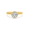 Ashley Ring 0.78ct 18K Yellow Gold -Lustre Jewelry Shop AshleyRingYG Front 452185ef eb91 4432 aff4 d56b8755d7c4