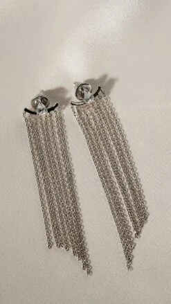 Avalon Earring White Gold Plated 19 Avalon Earring White Gold Plated -Lustre Jewelry Shop Avalon Earring White Gold Plated DI89SS