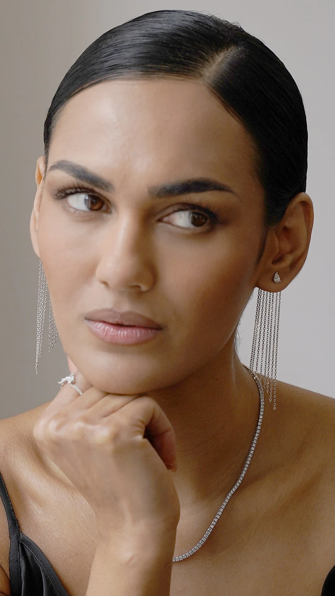 Avalon Earring White Gold Plated 7 Avalon Earring White Gold Plated - Image 5