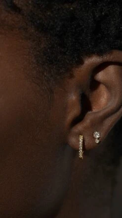 Ume Stud 9K Yellow Gold -Lustre Jewelry Shop BABY HOOP 98SUS3 64e1d55f eeb1 4d73 b8a9 b1f69e33aef6