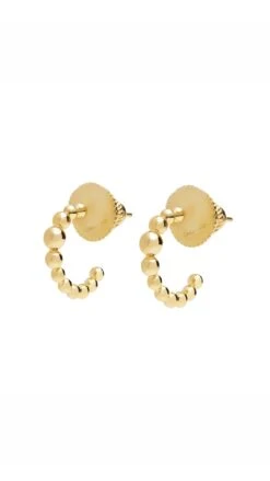 Front Page -Lustre Jewelry Shop CADY BEAD HOOPS GOLD VERMEIL 29D9D