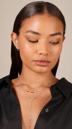 Jaena Necklace White Gold Plated 22 Jaena Necklace White Gold Plated -Lustre Jewelry Shop CALLUNA NECKLACE KINA JAENA JKS