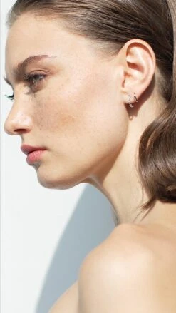 Cami Hoop 9K White Gold 24 Cami Hoop 9K White Gold -Lustre Jewelry Shop CAMI HOOP 9K WHITE GOLD 39321