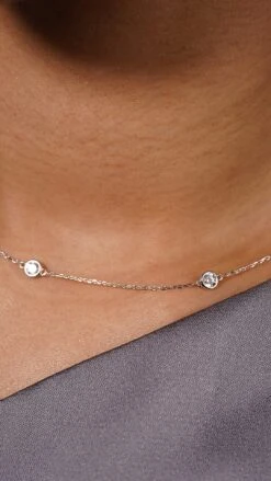 Petra Necklace White Gold Plated -Lustre Jewelry Shop CARISSA NECKLACE 18K GOLD VERMEIL JKS