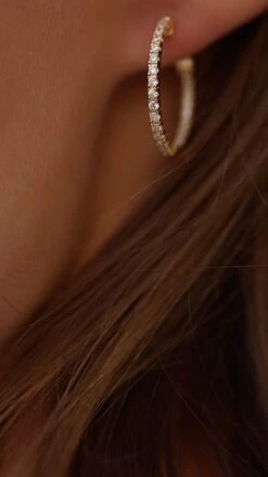 Cassia Small Hoops 18K Gold Vermeil -Lustre Jewelry Shop CARISSAHOOPDXXZ1 fa65d9b4 b8ed 46a8 a636 b2ce64f3c433