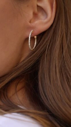 Cassia Small Hoops 18K Gold Vermeil