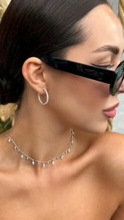 Ramy Necklace White Gold Plated -Lustre Jewelry Shop CASSIA RAMY SKSA 94b89852 00ba 49bd 96b7 b8cac9bbf1e8