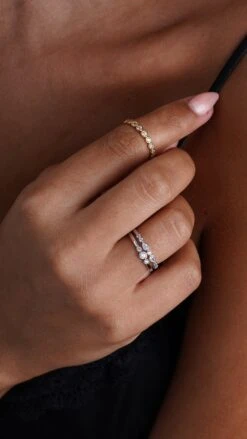 Mindy Ring White Gold Plated -Lustre Jewelry Shop CATE MINDY MEADOW SOP 41c7bd86 a34a 43a0 9471 69dd90906464