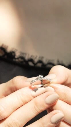 Corinne Ring 0.44ct 18K White Gold -Lustre Jewelry Shop CORINNE RING 38773872 ec59a68a cc23 4827 9c19 402374367e49