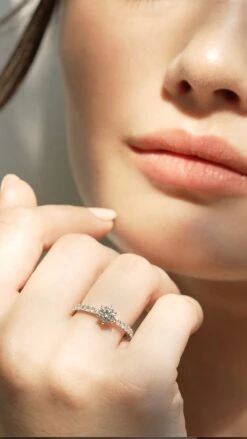 Corinne Ring 0.44ct 18K White Gold -Lustre Jewelry Shop CORINNE RING 9892787221 f2a89d55 01b5 4b38 a8c6 dead7a55d168