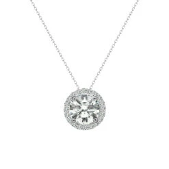 Cory Necklace 0.43ct 18K White Gold