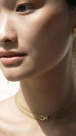 Cyndi Necklace 18K Gold Vermeil -Lustre Jewelry Shop CYNDI MAIA 2KDKD