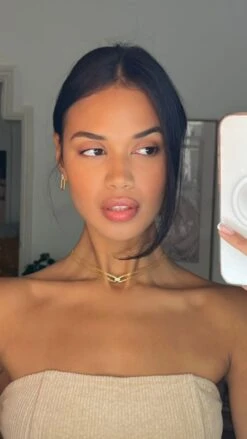 Cyndi Necklace 18K Gold Vermeil -Lustre Jewelry Shop CYNDI NECKLACE GOLD VERMEIL 9833