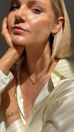 Cyndi Necklace 18K Gold Vermeil -Lustre Jewelry Shop CYNDI STEVIE HAYLEY SSKSKA