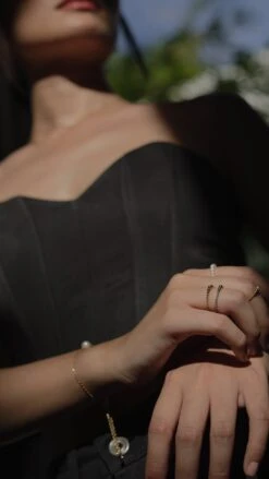 Cady Bead Ring 18K Gold Vermeil -Lustre Jewelry Shop CadyBeadRingGoldVermeil3622