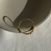Cady Bead Ring 18K Gold Vermeil -Lustre Jewelry Shop CadyBeadRingYG Still1