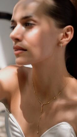 Calluna Necklace 18K Gold Vermeil -Lustre Jewelry Shop Calluna Necklace 18K Gold Vermeil 98KDKS