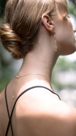 Calluna Necklace 18K Gold Vermeil -Lustre Jewelry Shop Calluna Necklace 18K Gold Vermeil 9UDOIOI8