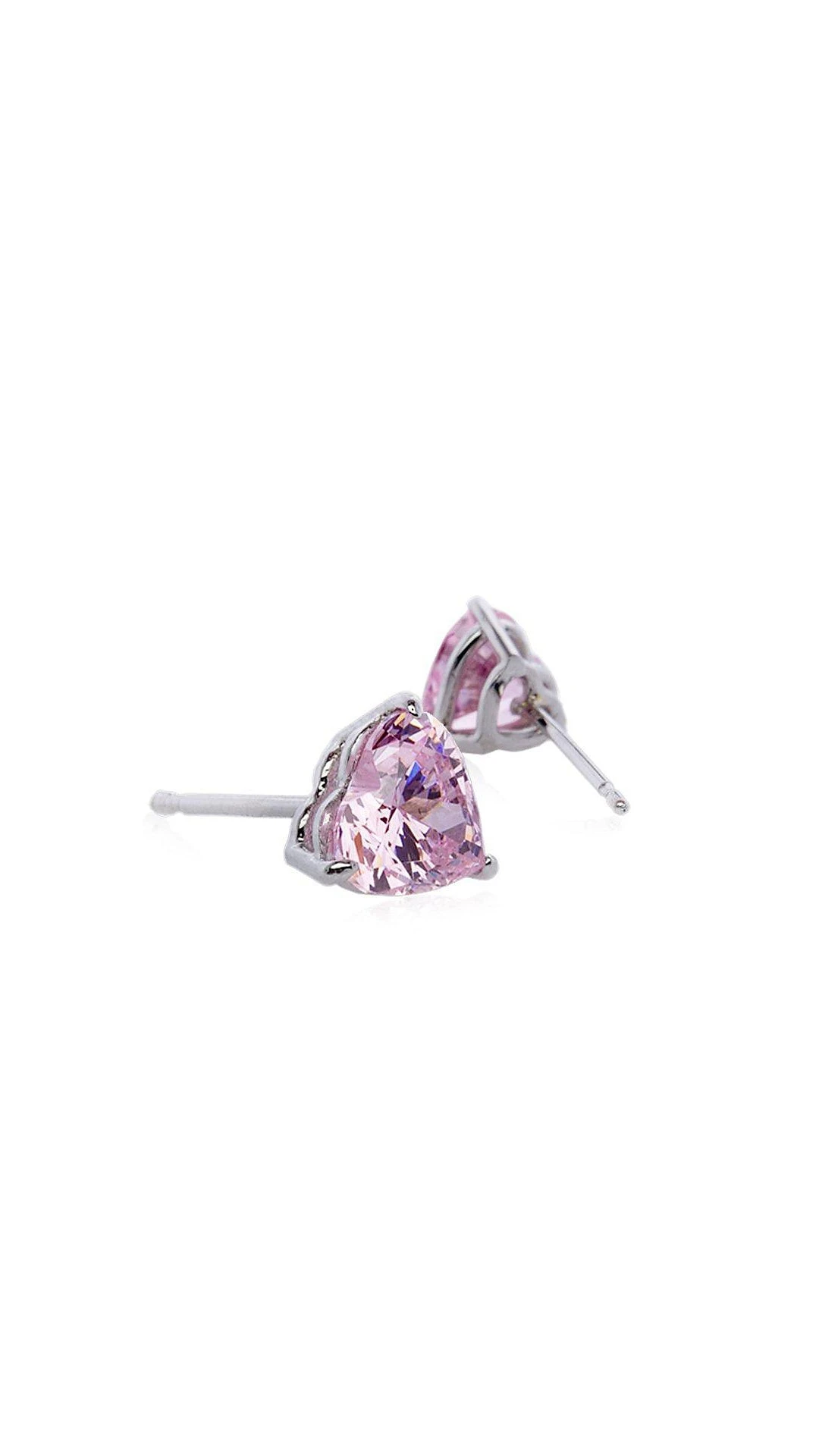 Camden Pink Heart Studs 6 Camden Pink Heart Studs - Image 4
