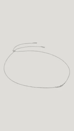 Carissa Necklace White Gold Plated -Lustre Jewelry Shop Carissa Necklace White Gold Plated PODS